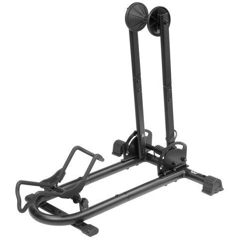 CyclingDeal Bike Stand Floor Parking Bike Rack - for MTB & Road Bike Storage - up to 2.4" Tire Width - Bike Rack Garage Foldable Bike Storage Rack - Durable Bicycle Stand - Classic