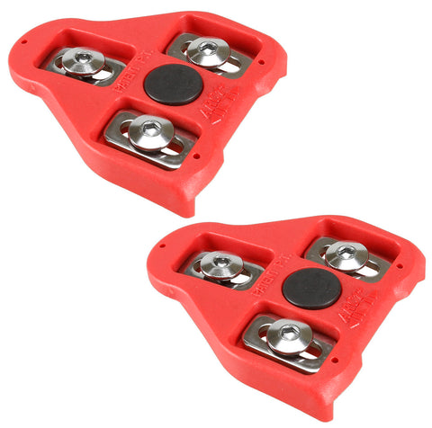 CyclingDeal Bike Cleats Compatible with Peloton & Look Delta - Indoor Cycling & Road Bike Bicycle Cleats Set - Compatible with Indoor Exercise Bikes Pedals & Shoes - 9 Degree 2 Pairs