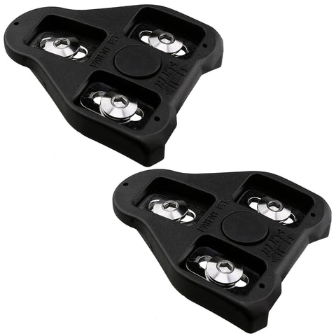CyclingDeal 4 Pairs of Bike Cleats Compatible with Peloton Look Delta (0 Degree Fixed Floating) - Indoor Cycling & Road Bicycle Cleat Set - Compatible with Peloton Indoor Exercise Bikes Pedals & Shoes