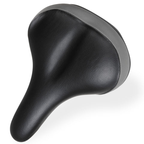 Venzo Bicycle Saddle Wide Seat - Size 10.6” x 10.4”- Compatible with Indoor Stationary Exercise Bikes Indoor, Beach Cruiser - Comfort for Men & Women - Big Large Cushioned Soft Comfortable Padded