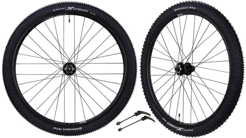 CyclingDeal WTB SX19 Mountain Bike MTB Bicycle Novatec Hubs & Continental X-King Tires Wheelset 11speed 27.5" QR Quick Release Front & Rear -Compatible with Shimano & Sram 8 9 10 11 Speed