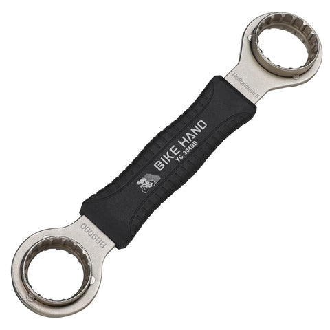 BIKEHAND 4 in 1 Bicycle Bottom Bracket Removal Crank Tool - Compatible with Shimano Hollowtech II - Shimano BBR60 - Shimano BB9000 - FSA Megaevo - Truvativ GXP-  External BB