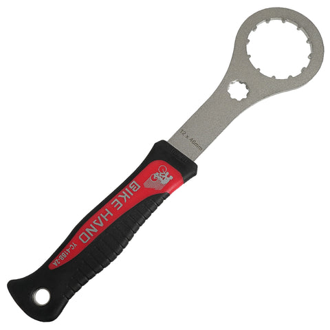 BikeHand Bike Bicycle 12 Notch 46mm Bottom Bracket Install Remover Tool Compatible with SRAM DUB Fits 68mm 73mm External Threaded - Heavy Duty Steel Socket with Long Handle