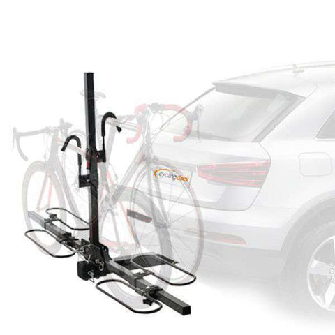 CyclingDeal 640A Cross-Country 2-Bike Hitch Mount Rack(2-Inch Receiver)