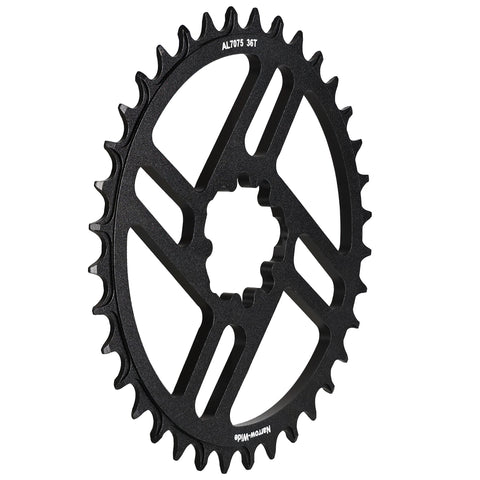 CyclingDeal Bike Bicycle Mountain MTB Aluminium AL7075 Direct Mount Narrow Wide Crankset Chainring Compatible with Sram X01 Eagle - Teeth Choices: 28T/30T/32T/34T/36T - 3mm Offset