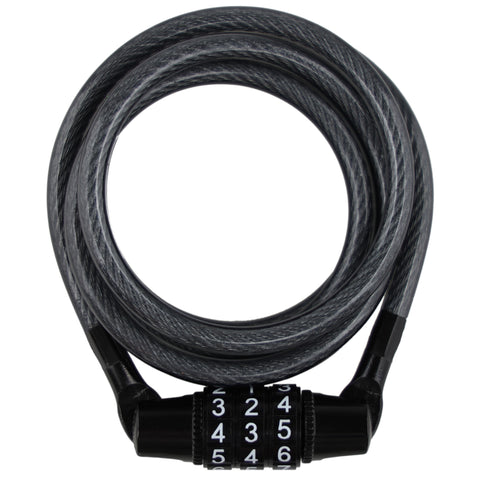 CyclingDeal Bike Bicycle Lock Cable Basic Combination Locks 6mm Diameter 1500mm Length