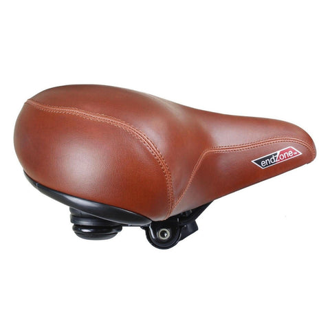 CyclingDeal Comfortable Cruiser Bike Seat Extra Wide Bicycle Saddle with Suspension - Great Replacement Soft Bike Saddle for Women and Men - Compatiable with Peloton Bike