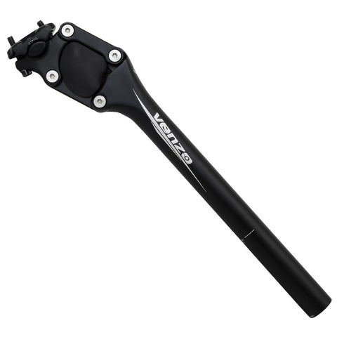 Venzo Suspension Mountain Road Bike Bicycle Seatpost - 27.2 x 350mm - Suitable for Rider Weight 70-85kg