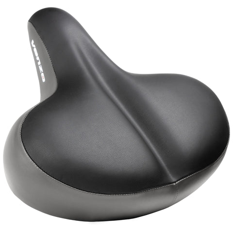 Venzo Bicycle Saddle Wide Seat - Size 10.6” x 10.6”- Compatible with Indoor Stationary Exercise Bikes Indoor, Beach Cruiser - Comfort for Men & Women - Big Large Cushioned Soft Comfortable Padded