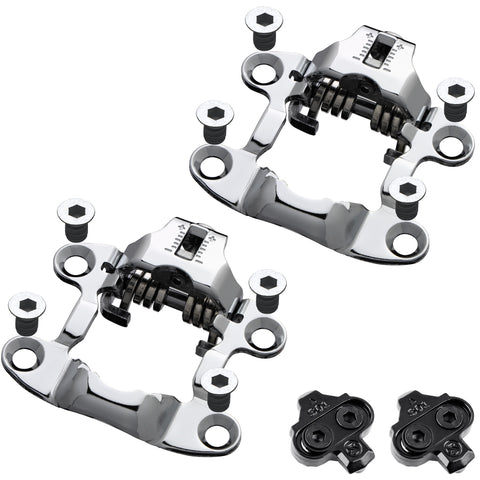VENZO Convert Peloton Pedals to Dual Function - Compatible with Shimano SPD Adaptor Converter & Look Delta - Peloton Bike and Bike + Pedals Add On ONLY (Pedals Not Included)