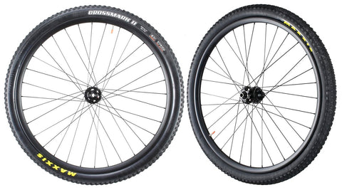 Carbon Mountain Bike Tubeless Wheelset 29"  Tires Novatec Hubs Front 15mm Rear 12mm with  Crossmark II tire