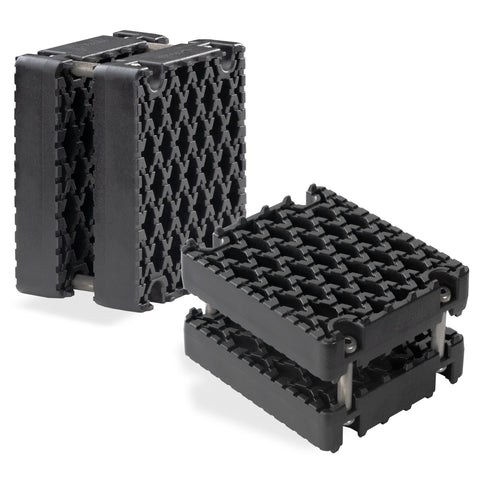 CyclingDeal 1.5" Bicycle Pedal Blocks for Child Kids Bikes - 1 Pair 3.75"x3.3" Large - Bring the Pedals Closer to Rider - Secure & Comfortable Riding