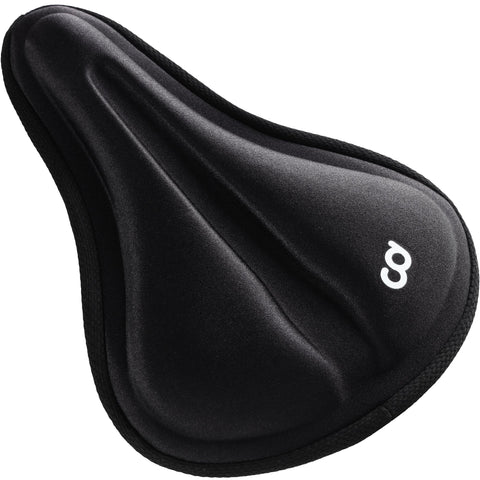 CyclingDeal Premium Bike Seat Cushion Cover - Padded Soft Comfort Gel Saddle Pad for Men’s & Women’s - Compatible with Indoor MTB Road Bicycles - 11" x 8"