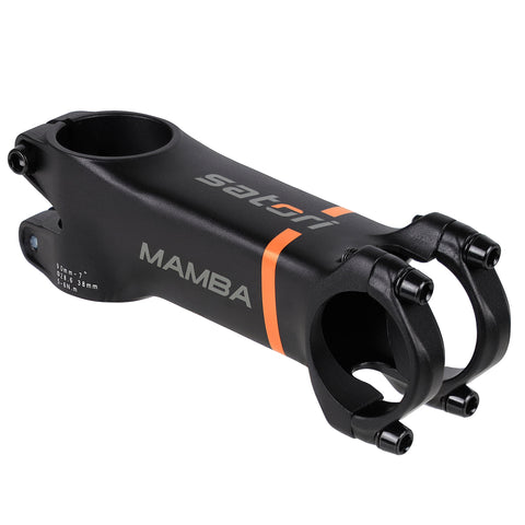 Satori MAMBA Bicycle Stem -7 Degree Professional Level 3D Forged Alloy Road Mountain Bike Lightweight Handlebar Stem 31.8mm Clamp - Compatible with 1-1/8" Fork Steerer Tube - Length 80mm