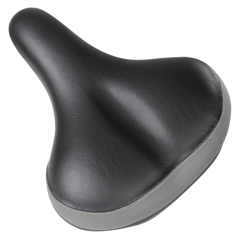 Venzo Bicycle Saddle Wide Seat - Size 10.6” x 10.4”- Compatible with Indoor Stationary Exercise Bikes Indoor, Beach Cruiser - Comfort for Men & Women - Big Large Cushioned Soft Comfortable Padded