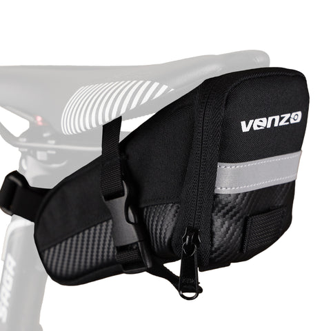 VENZO Road Mountain MTB Bike Bicycle Accessories Polyester Seat Saddle Bag Medium