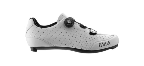 Fizik Men's R3B Uomo Boa Road Sport Cycling Shoes - White/Black 40