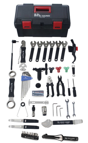 BIKEHAND 34 in 1 Complete Bike Bicycle Repair Tools Maintenance Tool Kit with Torque Wrench