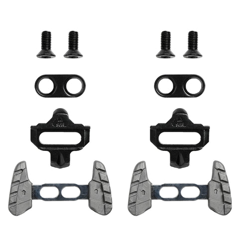 Bike Cleats compatible with Shimano SPD SM-SH51 - Indoor Cycling , Indoorning & Mountain Bike Bicycle - Clips For Indoor Shoes  (Single Release) With Walking Adapters Wings