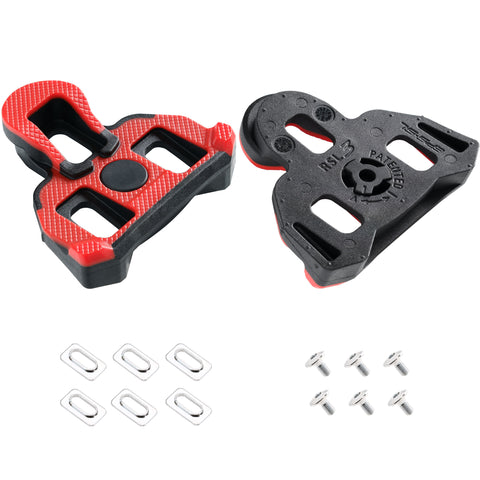 CyclingDeal Compatible with Shimano SPD-SL (6 Degree Floating)  SM-SH11 Anti Slip Cleats Set - Compatible With Shimano Road Bike Bicycle Pedals