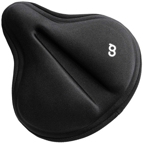 CyclingDeal Premium Bike Seat Cushion Cover 11” x 10”- Padded Extra Soft Comfort Gel Wide Saddle Pad For Men’s & Women’s - Compatible With MTB Road Bicycles