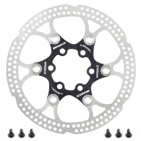 Extra Light Mountain Road Bike Bicycle Disc AL7005 Brake Rotor 6 bolts 140mm