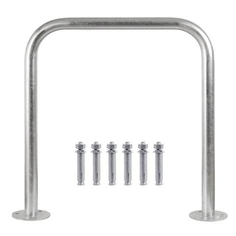 Outdoor Floor Square Bicycle Stand Bike Rack Hot-Dipped Galvanized Finish