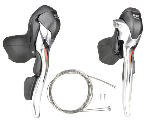 MICROSHIFT Road Bike Dual Contral Shifters compatible with Shimano 2x10s