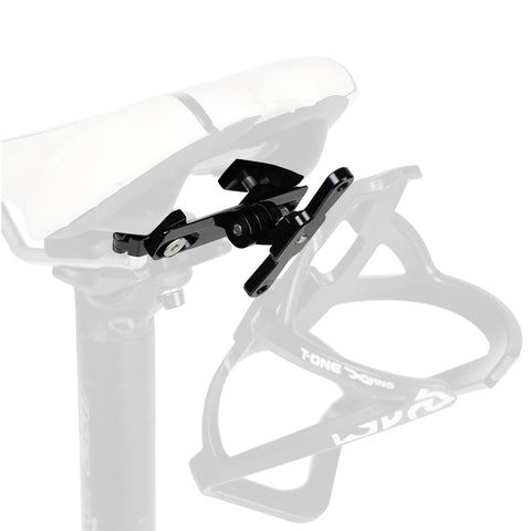 CyclingDeal Bike Bicycle Seat Saddle Water Bottle Cage Holder Mounting Bracket - Saddle Rear Rail Adapter