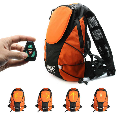 Bike Cycling Backpack with Indicator Lights