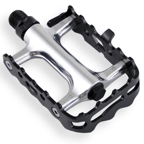 CyclingDeal Bike Bicycle Alloy CNC Pedals 9/16" Black