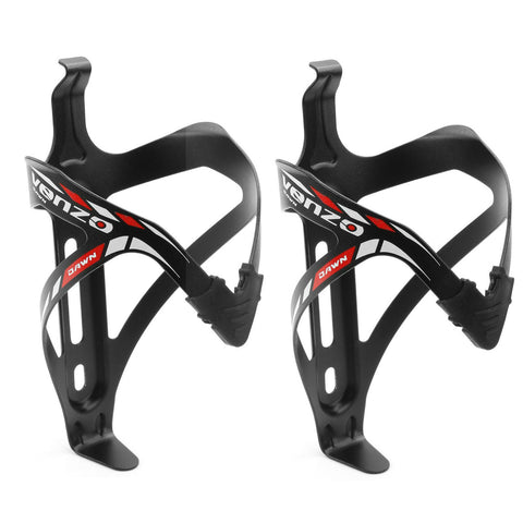 2 x VENZO Aluminum Bike Bicycle Cycling Water Bottle Cages - Holders - Great For Mountain Bikes and Road Bikes