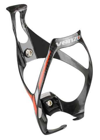 Venzo 3K Carbon Fiber Woven Bike Bicycle Bottle cage