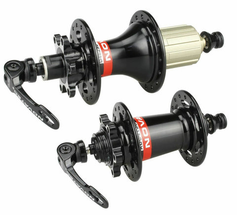 NOVATEC Mountain Bike Hubs Complete Kit compatible with Shimano 8-11 Speed 32 Holes