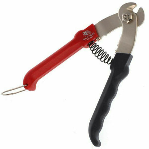 Bikehand Heavy Duty - Stainless Steel Cable Wire - Cutter Scissors  Repair Tool - Bike Bicycle Brake Shifter MTB Cable, Small Hard Wire - Crimper - Very Clean Cut