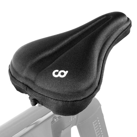 CyclingDeal Premium Bike Seat Cushion Cover 11” x 8”- Padded Soft Comfort Gel Saddle Pad For Men’s & Women’s - Compatible With Indoor, Spin Bikes and MTB Road Bicycles